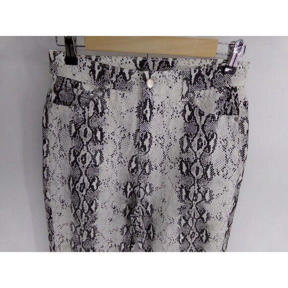 Mittoshop Women's Animal Print Fun Casual Skinny Pants Sz M Stretchy Comfotable - Picture 2 of 9